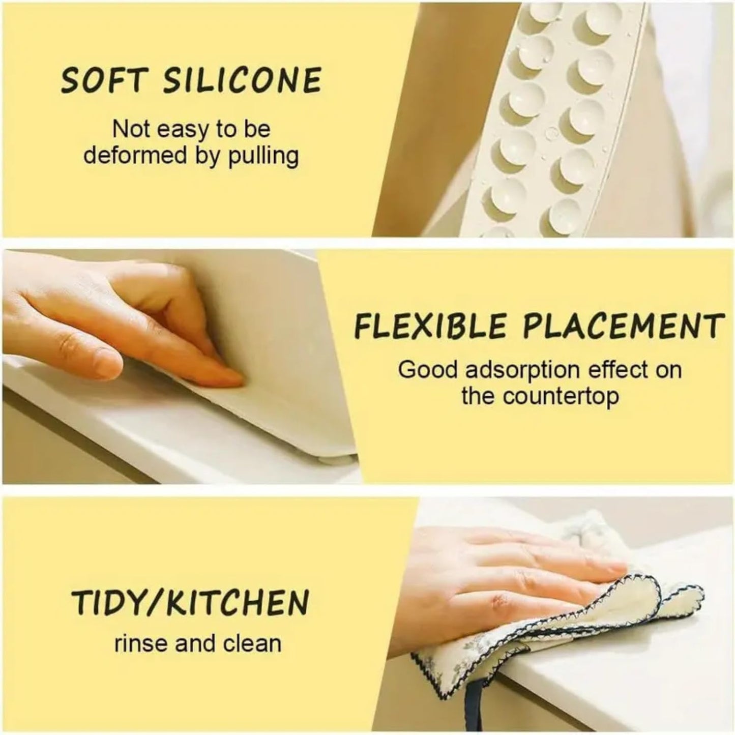 Kitchen Sink Splash Guard – Stops Water Splashes & Mess | Buy 1 Get 1 FREE