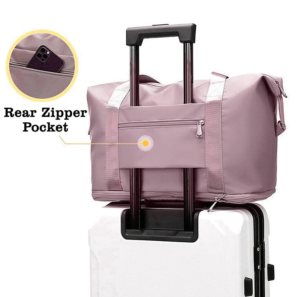 Water Proof Foldable Travel Duffel Bag With Pocket ( Buy 1 Get 1 )