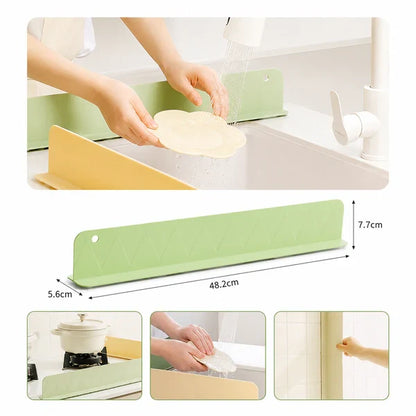 Kitchen Sink Splash Guard – Stops Water Splashes & Mess | Buy 1 Get 1 FREE