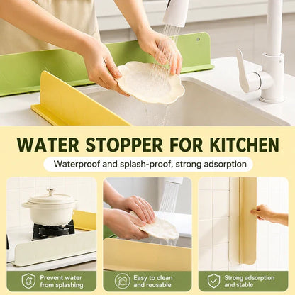 Kitchen Sink Splash Guard – Stops Water Splashes & Mess | Buy 1 Get 1 FREE