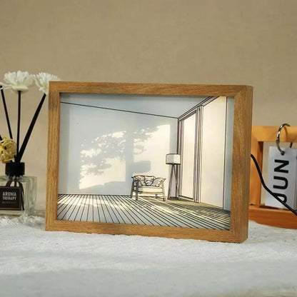 Aesthetic Light Art Frame