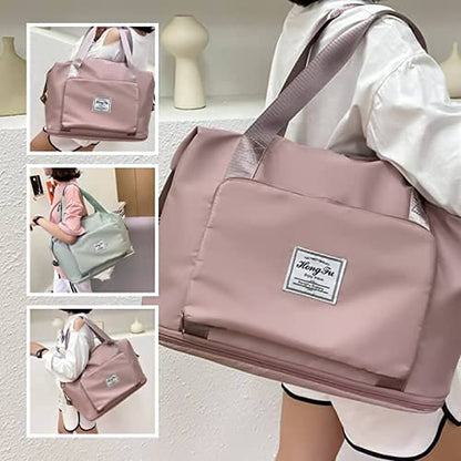Water Proof Foldable Travel Duffel Bag With Pocket ( Buy 1 Get 1 )